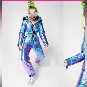 Club Exx Iridescent Snow Suit Size Extra Large